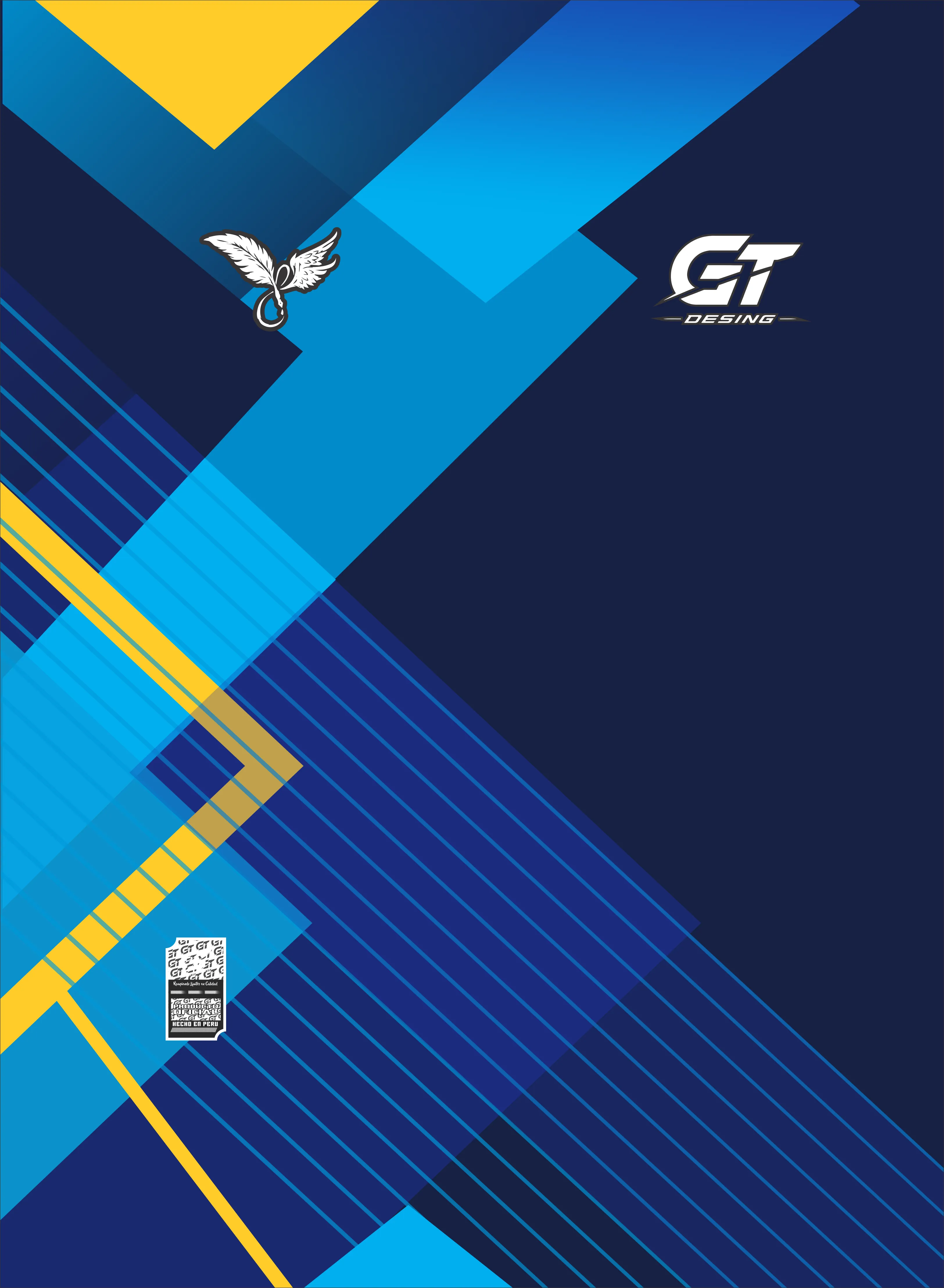diseño espejo azul linea